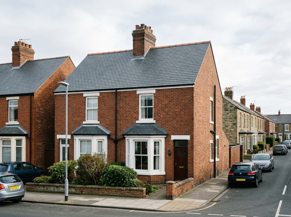 Slate roof in South Shields